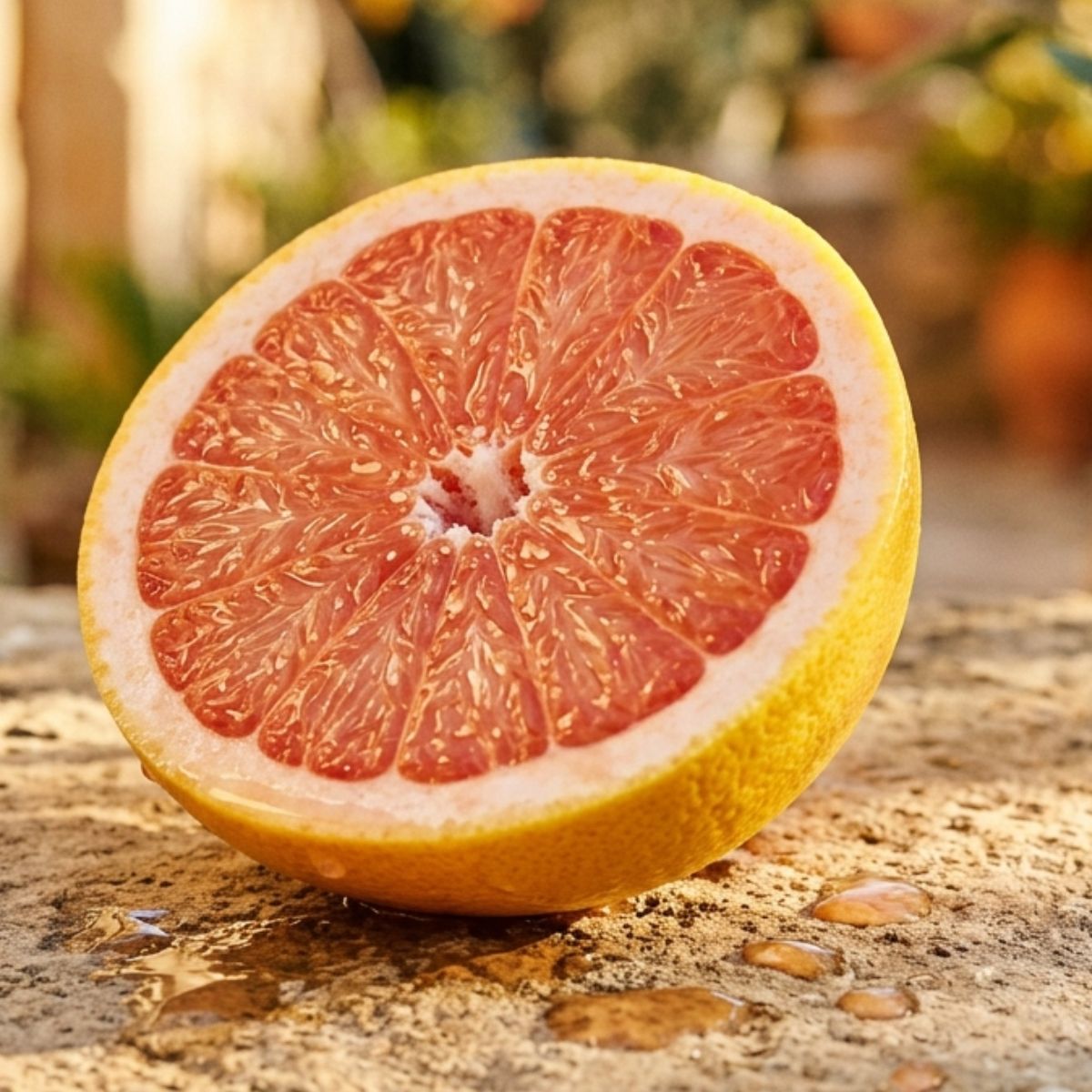 Halbierte Pink Grapefruit, Grundlage der FRENZEL Destillate