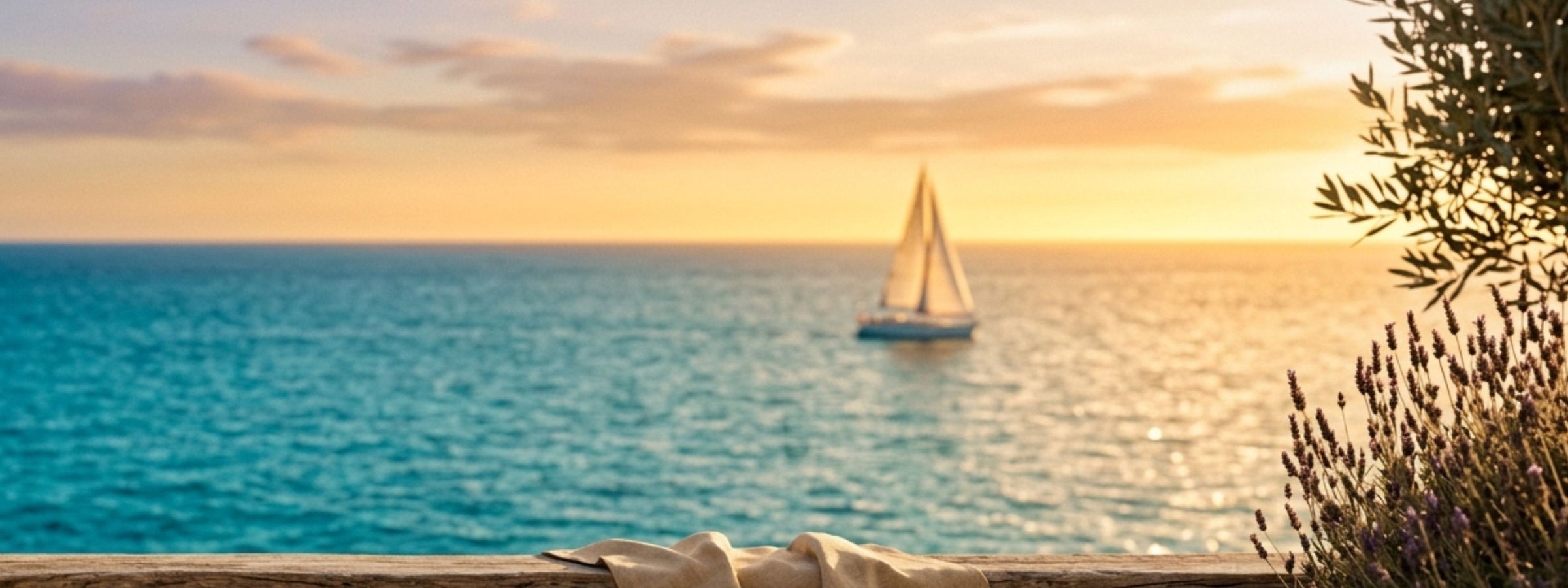 Segelboot bei Sonnenuntergang, der Ursprung von FRENZEL Grapefruit-Likoer